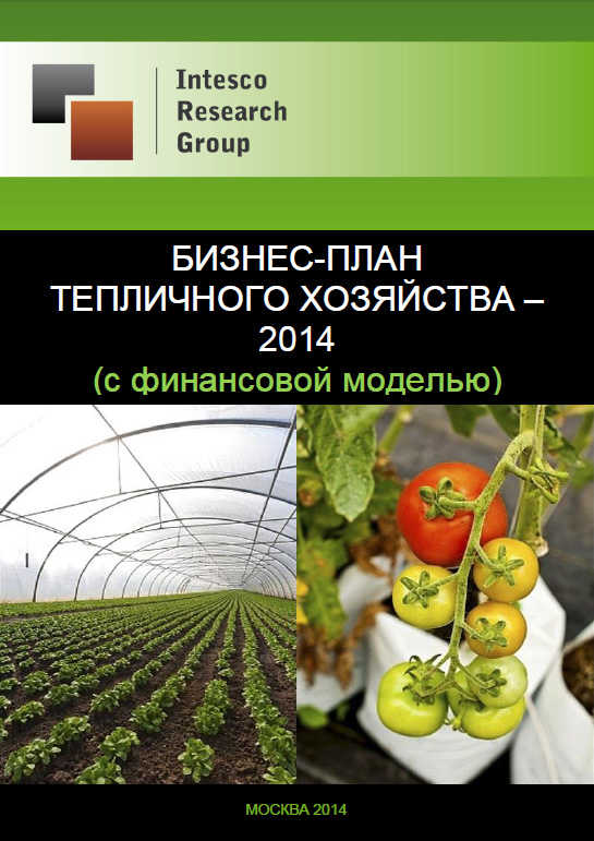 Бизнес-план тепличного хозяйства – 2014 (с финансовой моделью)