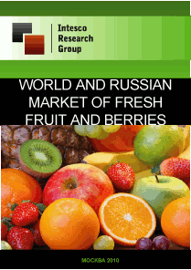 World and Russian market of fresh fruit and berries