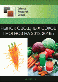 Рынок овощных соков: прогноз на 2013-2016гг.