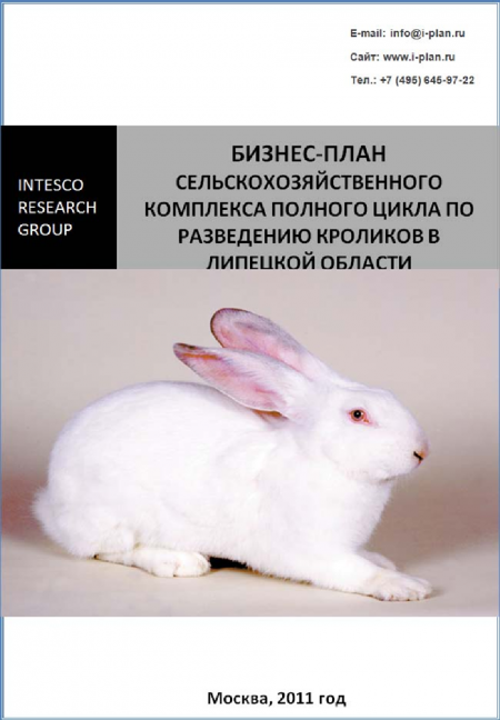 Создание сельскохозяйственного комплекса полного цикла по разведению кроликов в Чаплыгинском районе Липецкой области